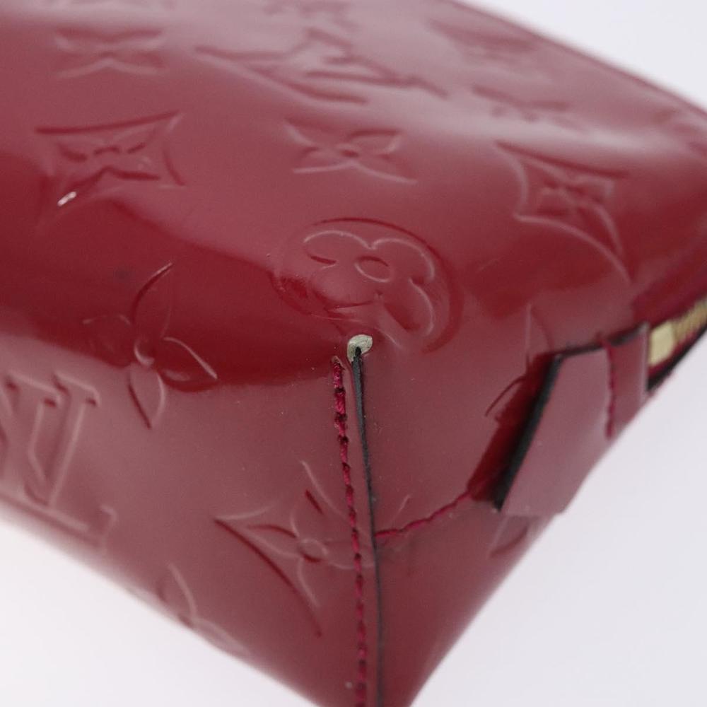 LOUIS VUITTON Monogram Vernis Pochette Cosmetic Rose Indian M90009 Auth 134589 - Picture 7 of 16